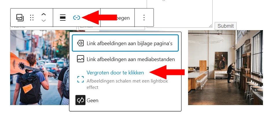 Lightbox in WordPress
