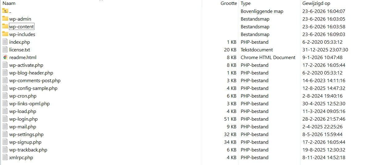 Cleaning malware via FTP