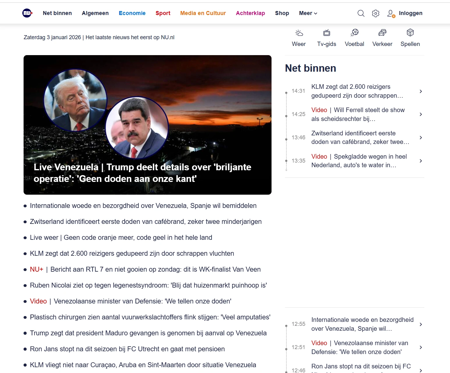 nieuwswebsite nu.nl