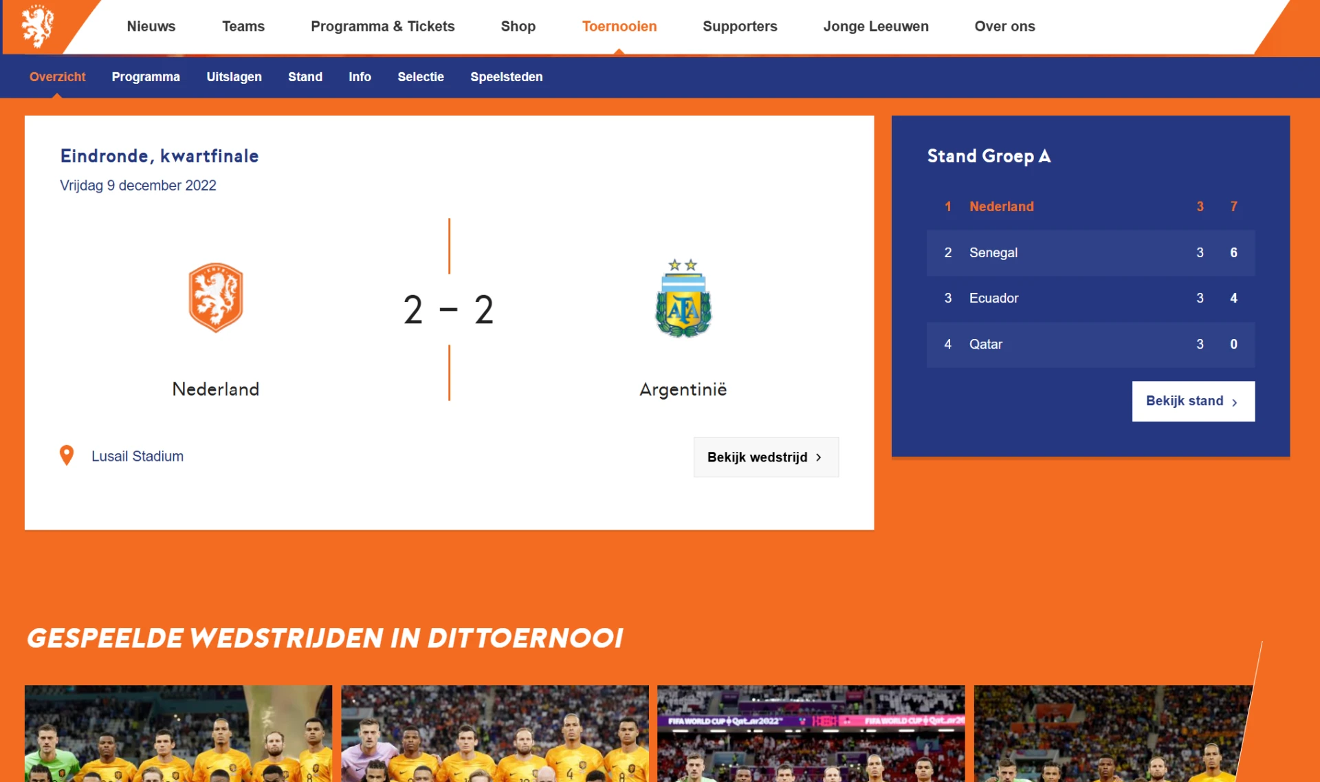 oranje wordt uiteraard geassocieerd met voetbal