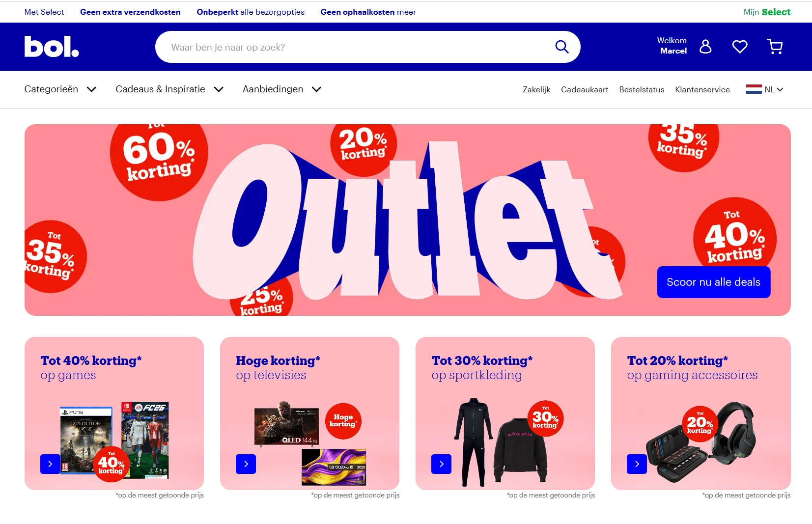 webwinkel bol.com gebruikt blauw